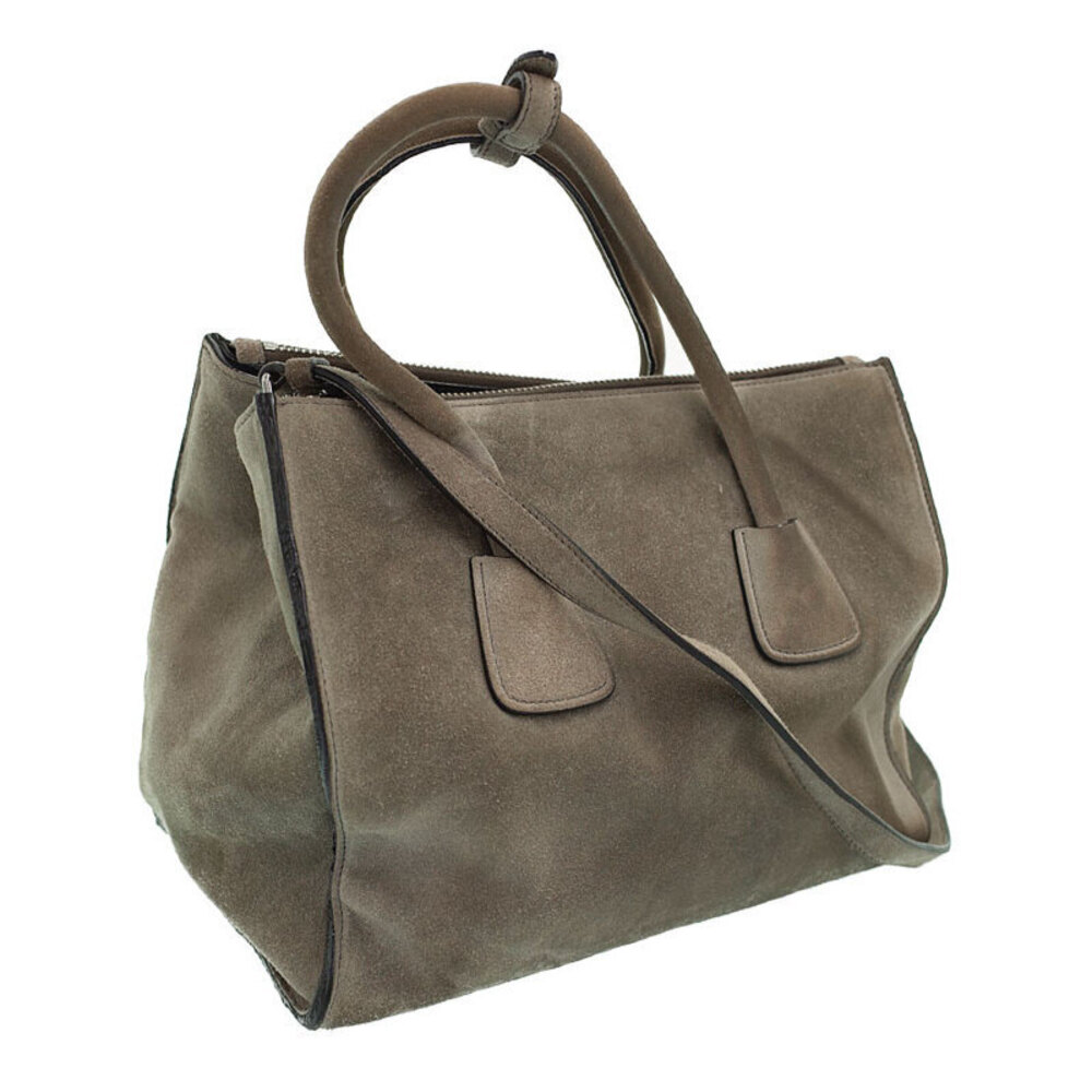 Prada Suede Tote Bag - Picture 2 of 9